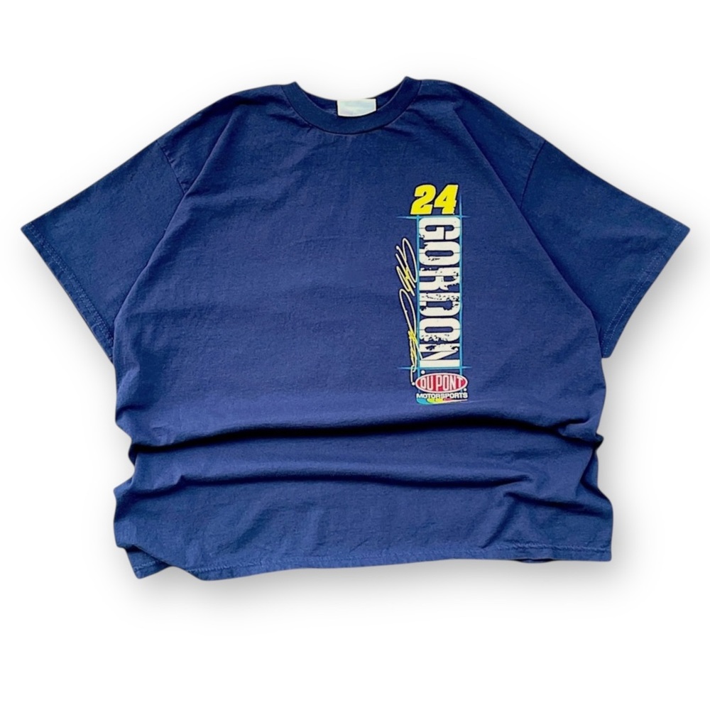 Vintage Navy Blue '24 Gorton Racing' Nascar Graphic Tee